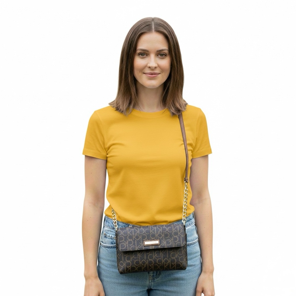 Calvin Klein Brown Crossbody Bag